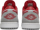 Tênis Nike Air Jordan 1 Low SE 'Light Smoke Grey Gym Red' - Rei da Pelada