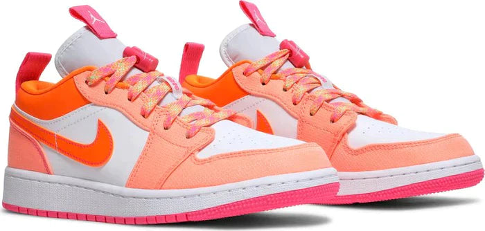 Tênis Nike Air Jordan 1 Low Utility GS 'Hyper Crimson' - Rei da Pelada