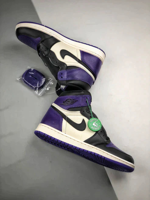 Tênis Nike Air Jordan 1 High "Court Purple 1.0" - Rei da Pelada