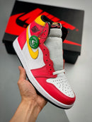 Tênis Nike Air Jordan 1 High "Light Fusion Red" - Rei da Pelada