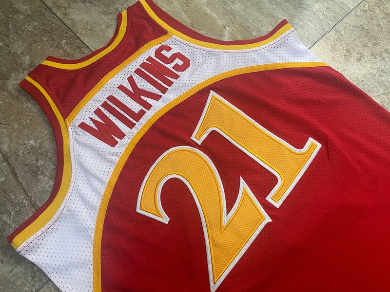 Regata Atlanta Hawks Mitchell & Ness 86/87