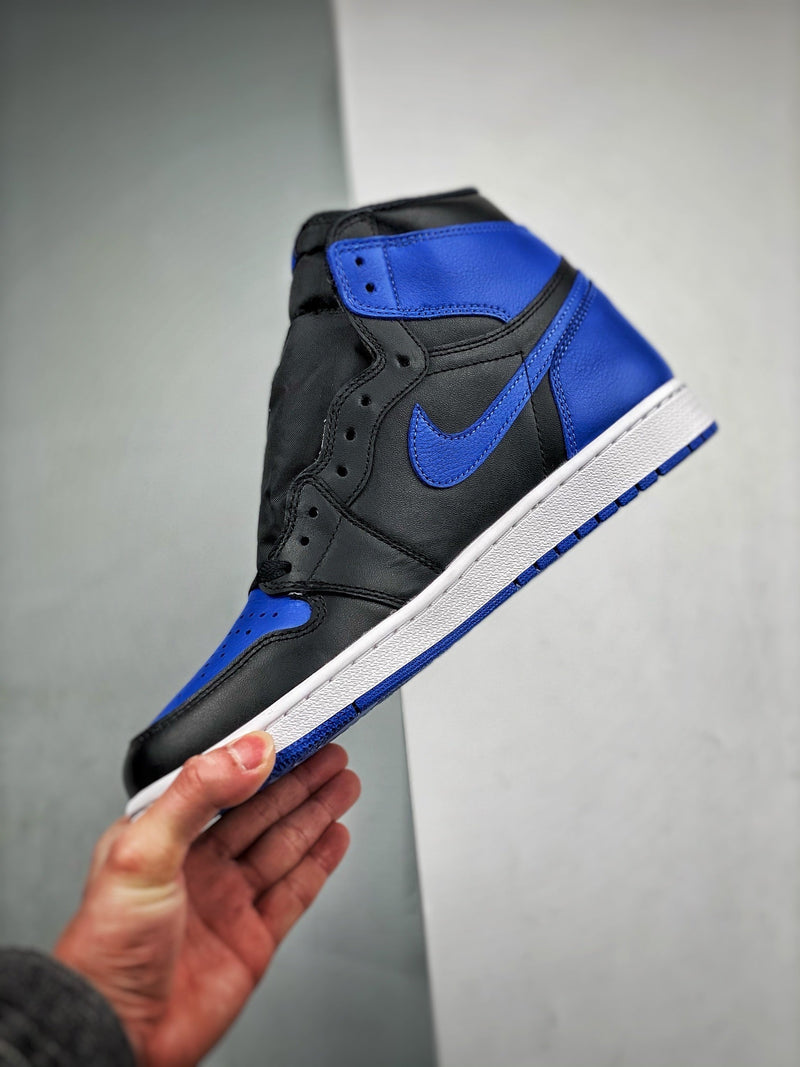 Tênis Nike Air Jordan 1 Retro High "Black Royal Blue" - Rei da Pelada