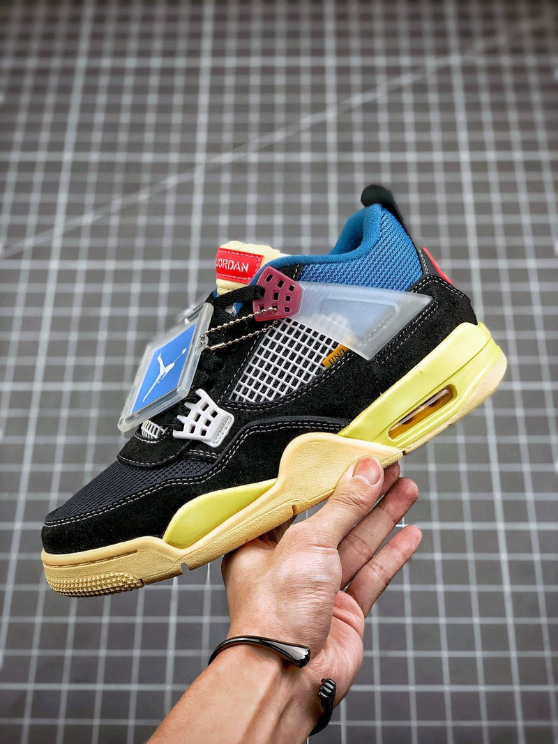 Tênis Nike Air Jordan 4 Retro Union Off Noir - Rei da Pelada