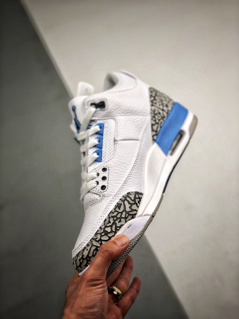 Tênis Nike Air Jordan 3 Retro "Valor Blue" - Rei da Pelada