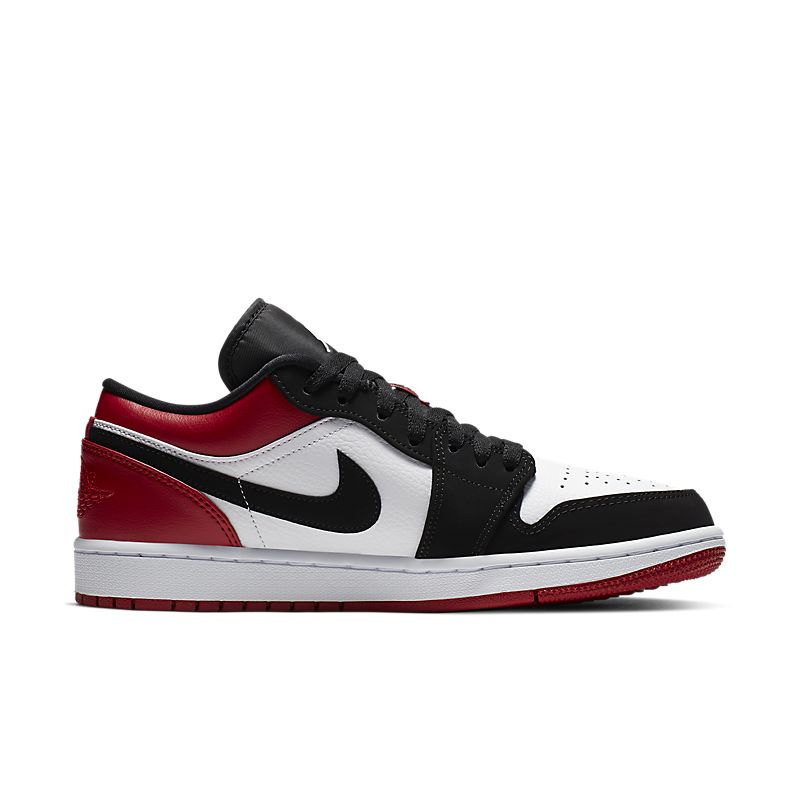 Tênis Nike Jordan 1 Low Black Toe - Rei da Pelada