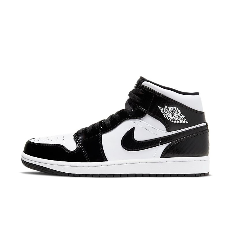 Tênis Nike Air Jordan 1 Mid Carbon Fiber - Rei da Pelada