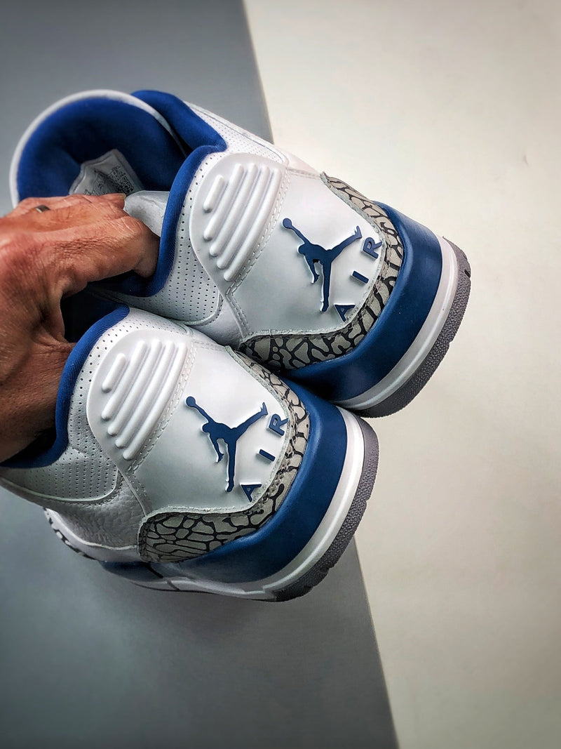 Tênis Nike Air Jordan 3 Retro "Racer Blue" - Rei da Pelada