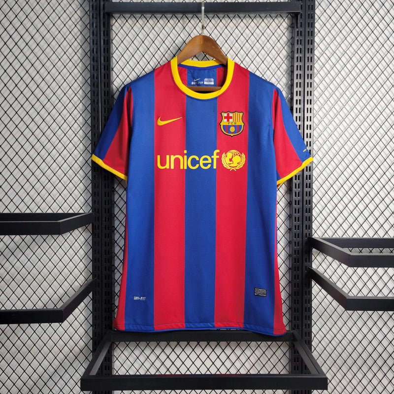 Camisa Barcelona Home (1) 2010/11 Nike Retrô Masculina