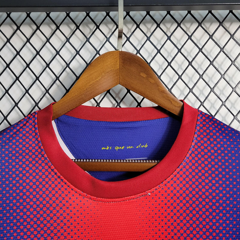 Camisa Barcelona Home (1) 2012/13 Nike Retrô Manga Longa Masculina