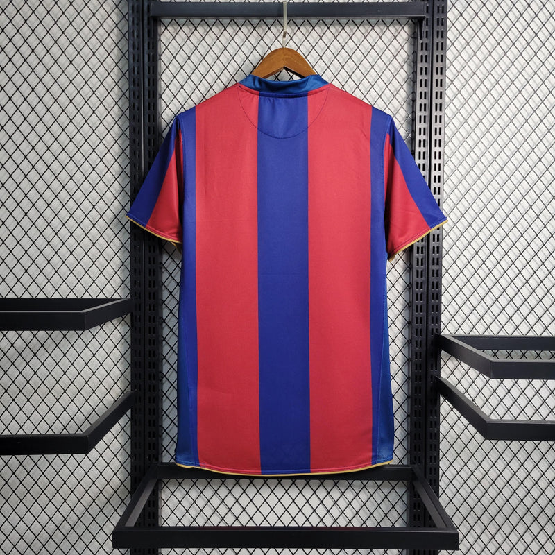 Camisa Barcelona Home (1) 2007/08 Nike Retrô Masculina