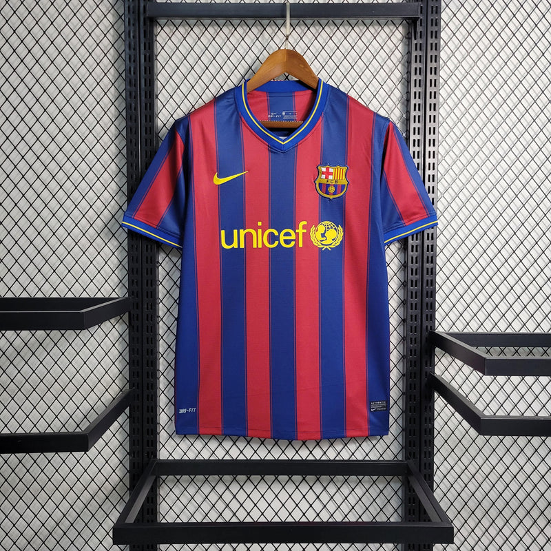 Camisa Barcelona Home (1) 2009/10 Nike Retrô Masculina