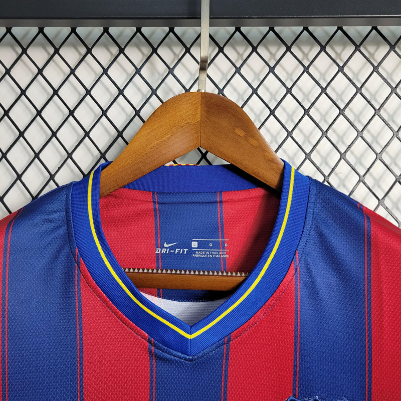 Camisa Barcelona Home (1) 2009/10 Nike Retrô Masculina