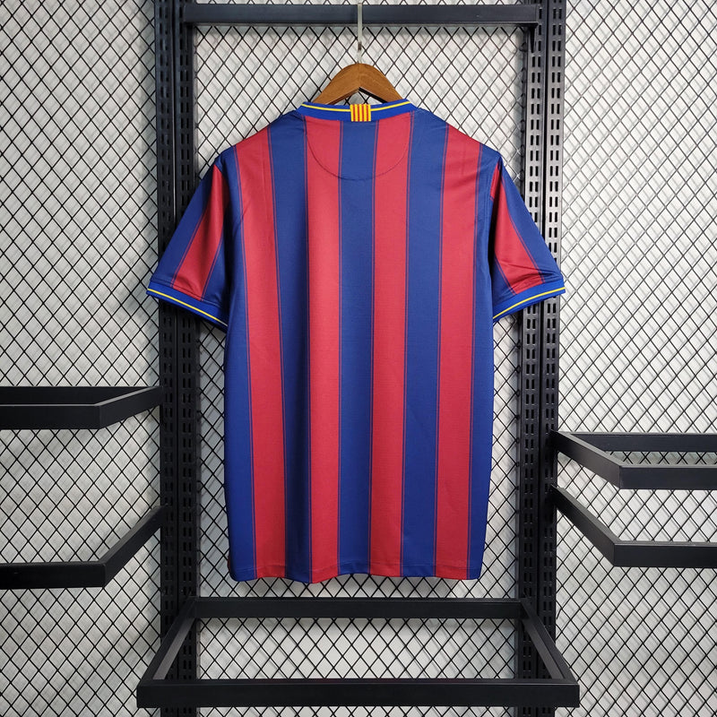 Camisa Barcelona Home (1) 2009/10 Nike Retrô Masculina