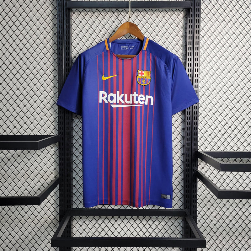 Camisa Barcelona Home (1) 2017/18 Nike Retrô Masculina