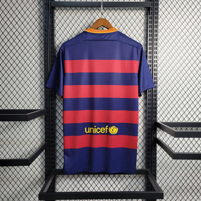 Camisa Barcelona Home (1) 2015/16 Nike Retrô Masculina