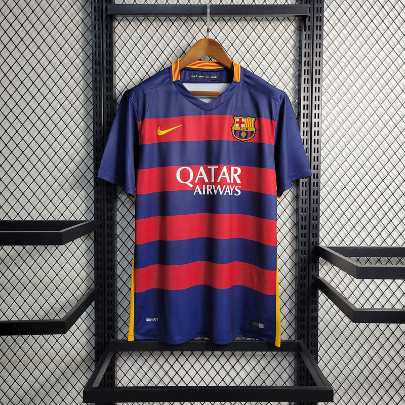 Camisa Barcelona Home (1) 2015/16 Nike Retrô Masculina