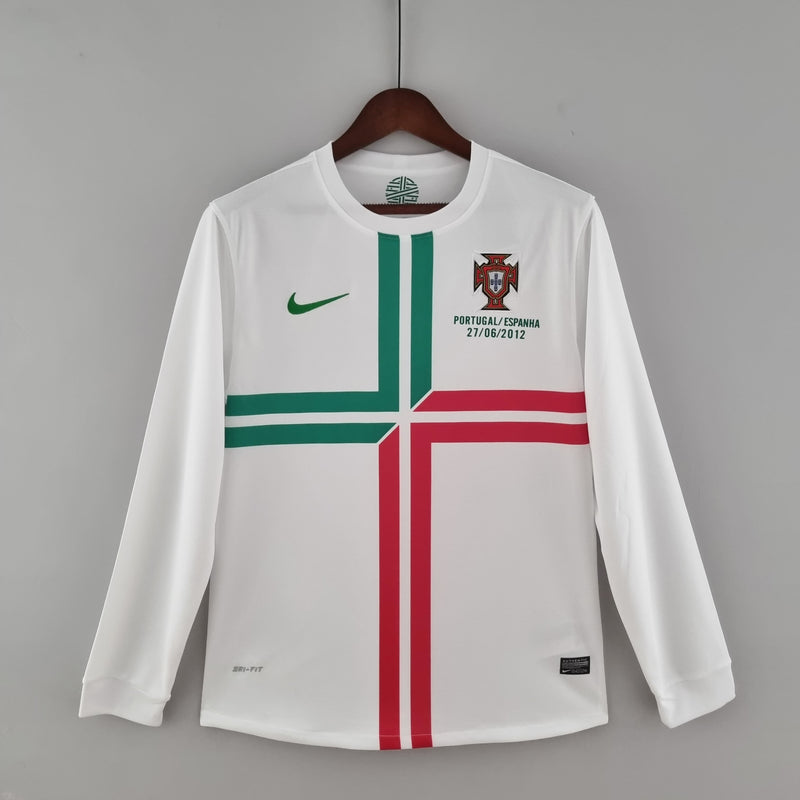 Camisa Portugal Away (2) 2012 Nike Retrô Manga Longa Masculina