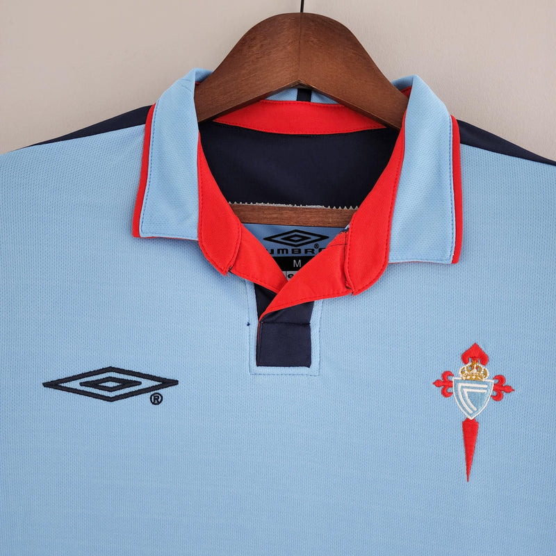 Camisa Celta de Vigo Home (1) 2002/04 Umbro Retrô Masculina