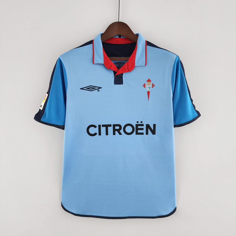 Camisa Celta de Vigo Home (1) 2002/04 Umbro Retrô Masculina