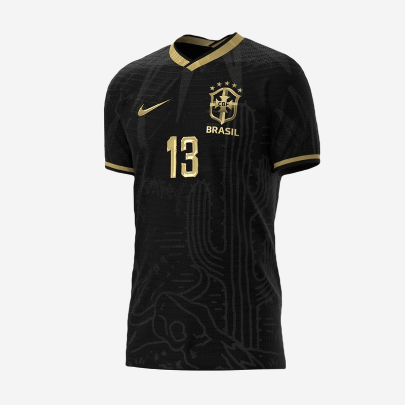 Camisa Seleção Brasil 2022/22 Edição Limitada Preta