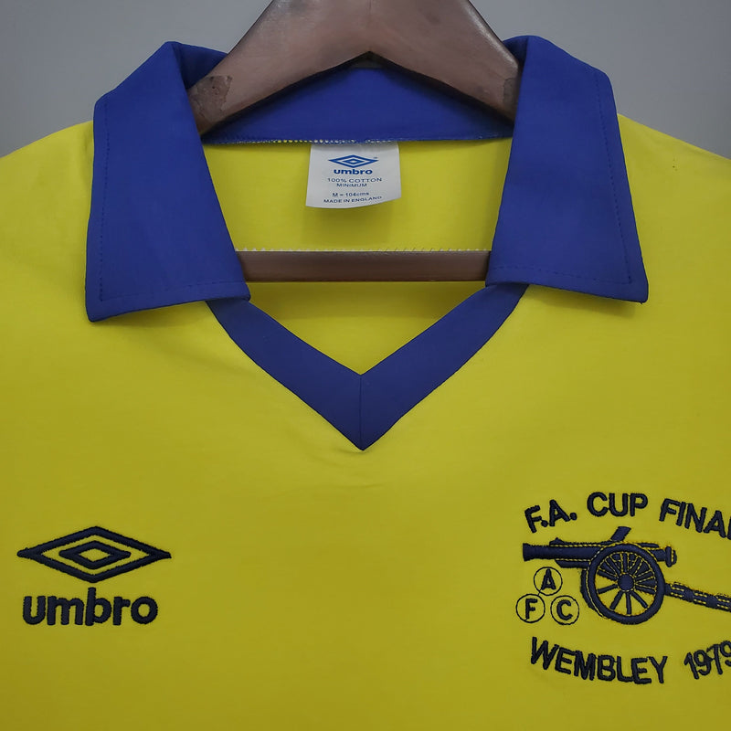 Camisa Arsenal Away (2) 1971 Umbro Retrô Manga Longa Masculina