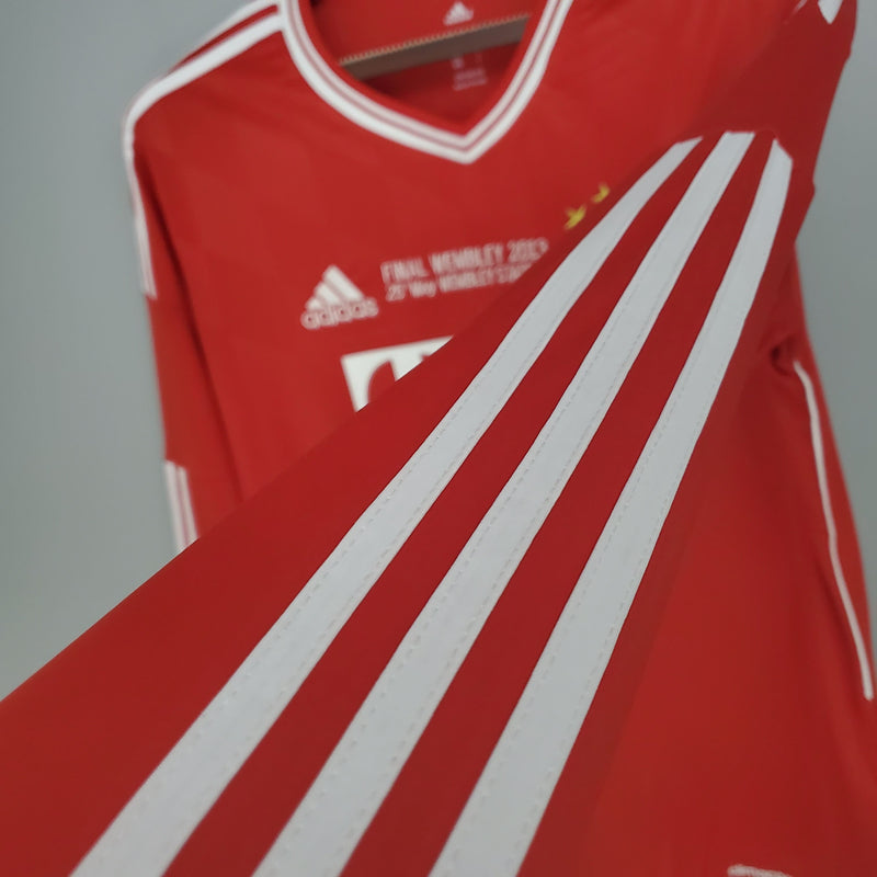 Camisa Bayern de Munique Home (1) 2013/14 Adidas Retrô Manga Longa Masculina