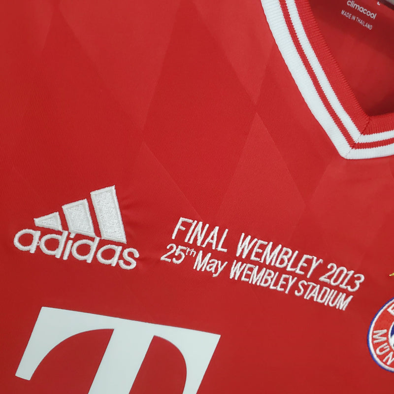 Camisa Bayern de Munique Home (1) 2013/14 Adidas Retrô Manga Longa Masculina