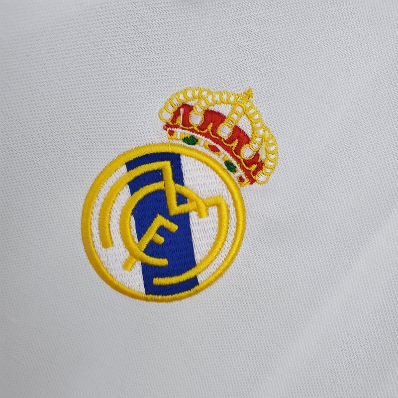 Camisa Real Madrid Home (1) 2002/03 Adidas Retrô Masculina