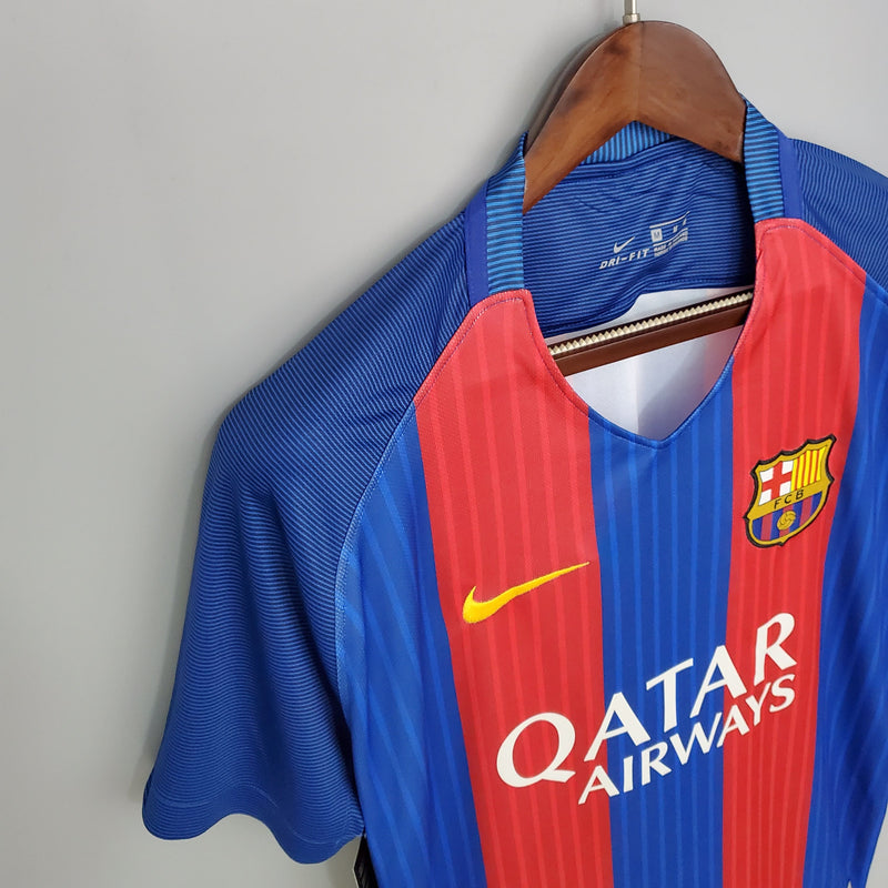 Camisa Barcelona Home (1) 2016/17 Nike Retrô Masculina