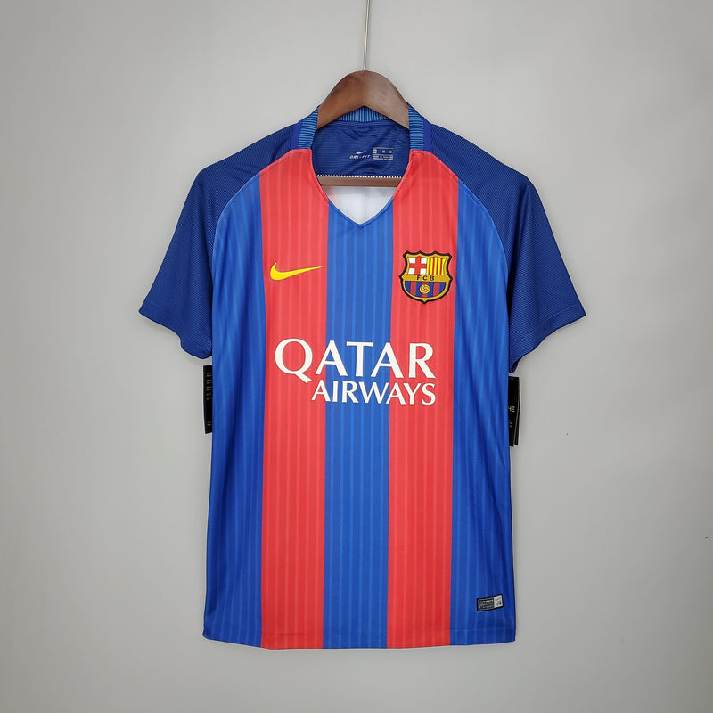 Camisa Barcelona Home (1) 2016/17 Nike Retrô Masculina