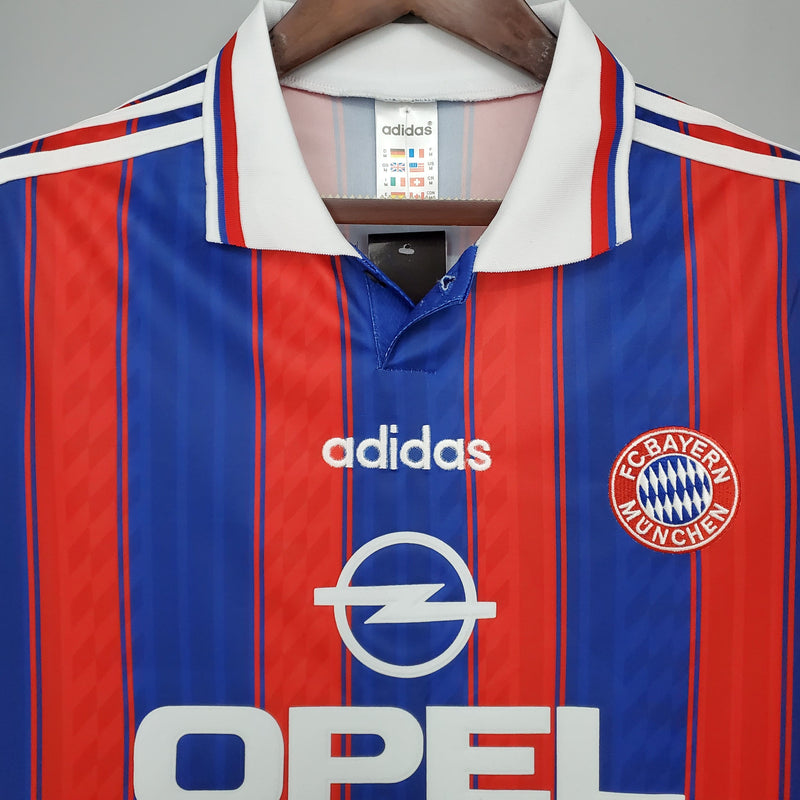 Camisa Bayern de Munique Home (1) 1995 Adidas Retrô Masculina