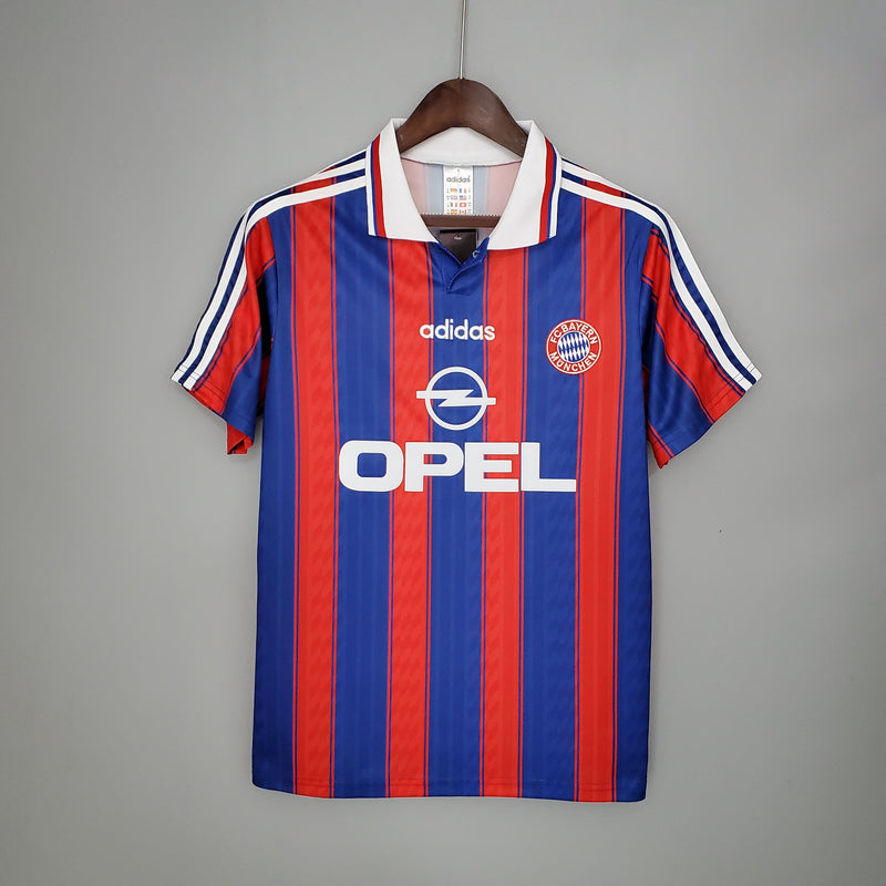 Camisa Bayern de Munique Home (1) 1995 Adidas Retrô Masculina