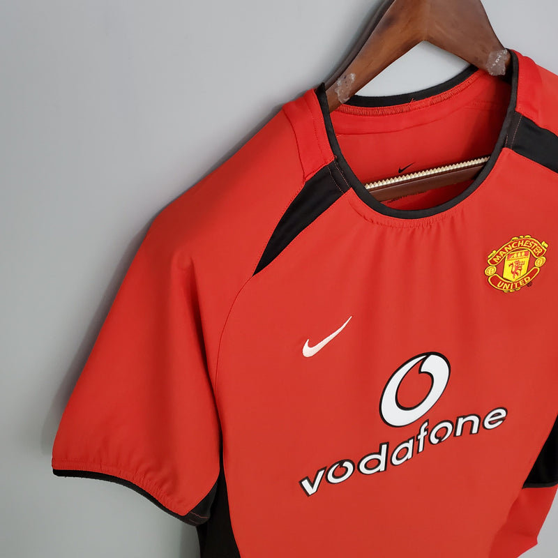 Camisa Manchester United Home (1) 2002 Nike Retrô Masculina