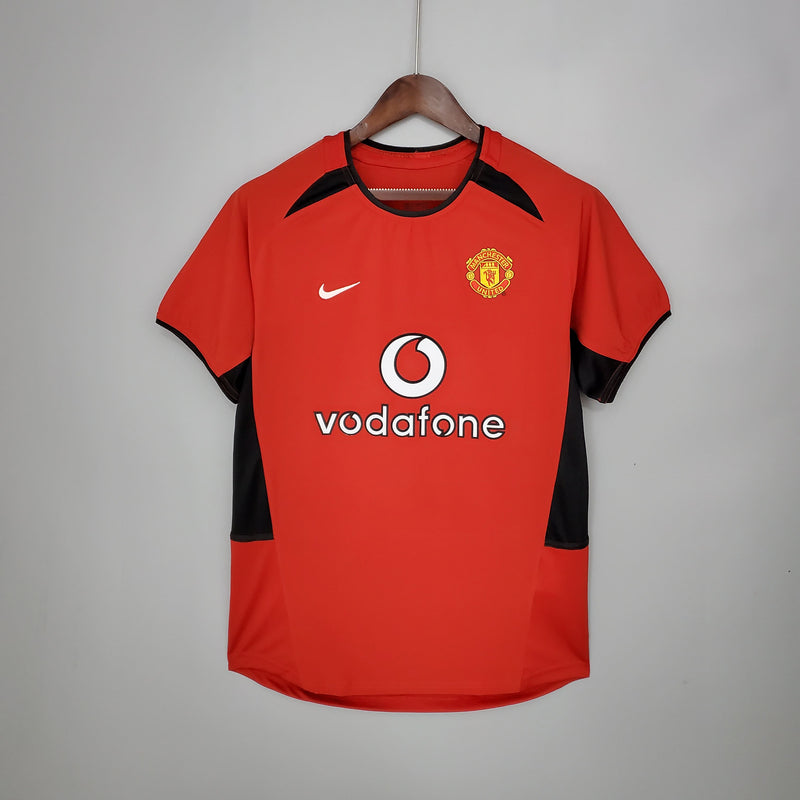 Camisa Manchester United Home (1) 2002 Nike Retrô Masculina