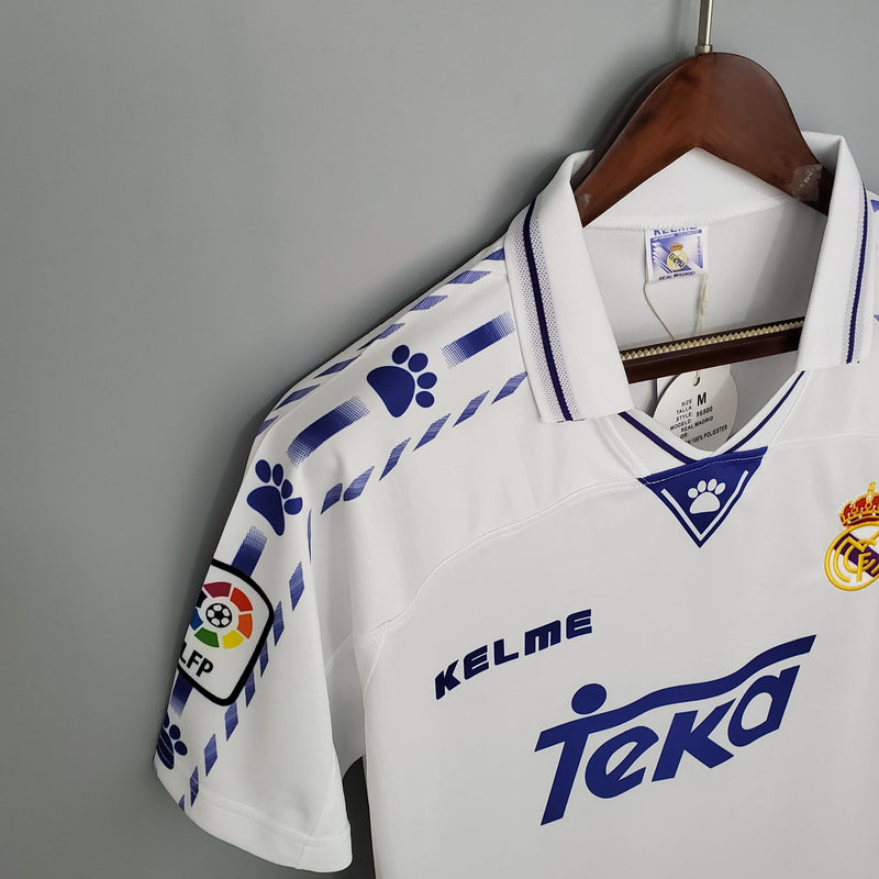 Camisa Real Madrid Home (1) 1996/97 Kelme Retrô Masculina