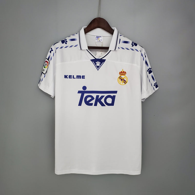 Camisa Real Madrid Home (1) 1996/97 Kelme Retrô Masculina