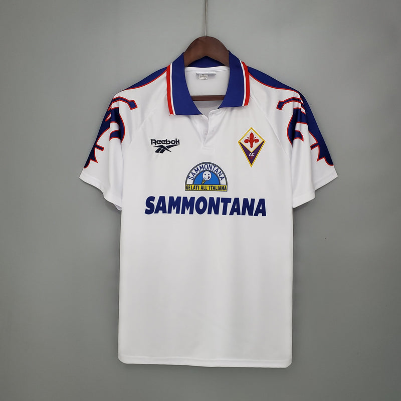 Camisa Fiorentina Away (2) 1995/96 Reebok Retrô Masculina