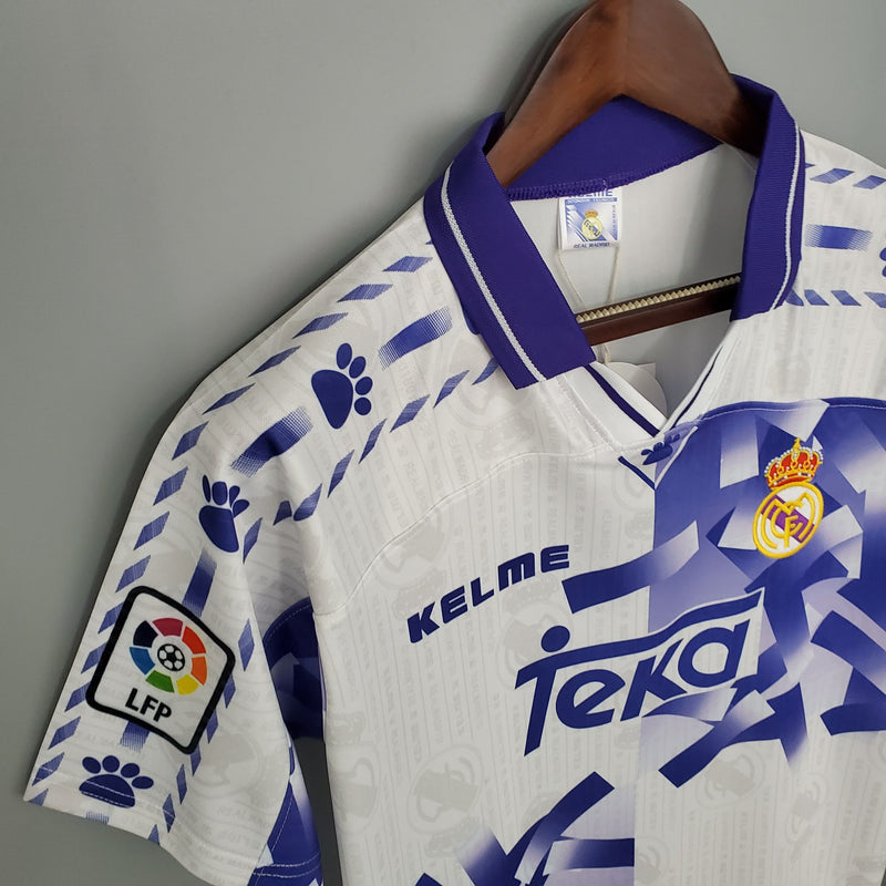 Camisa Real Madrid 1996/97 Kelme Retrô Masculina