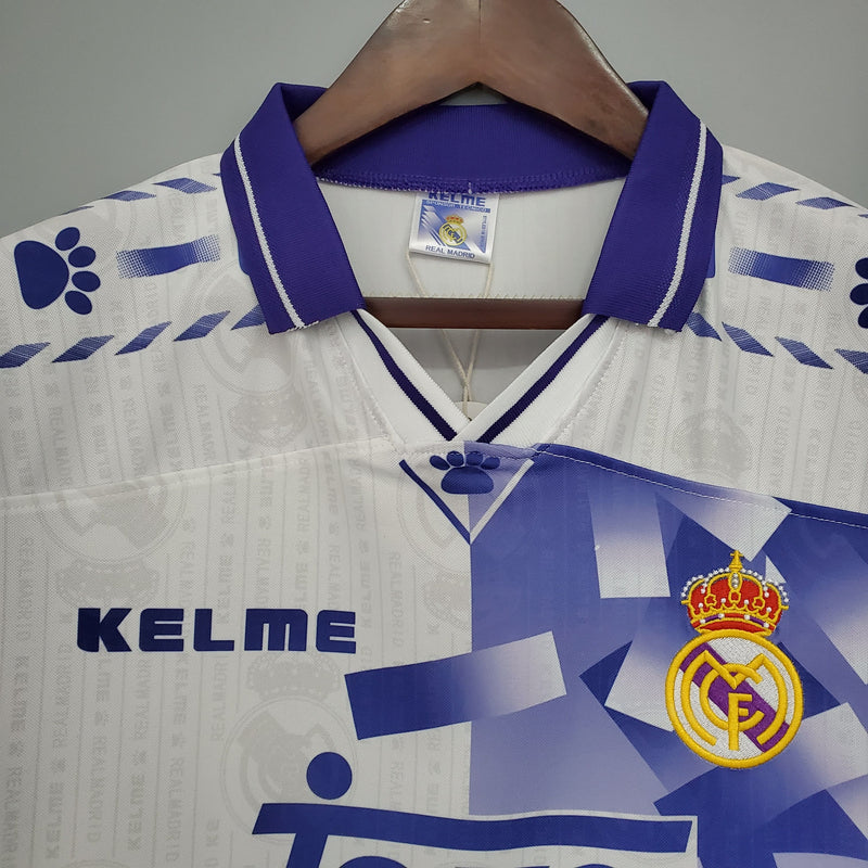 Camisa Real Madrid 1996/97 Kelme Retrô Masculina