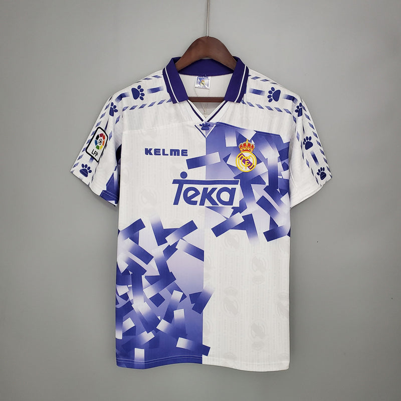 Camisa Real Madrid 1996/97 Kelme Retrô Masculina