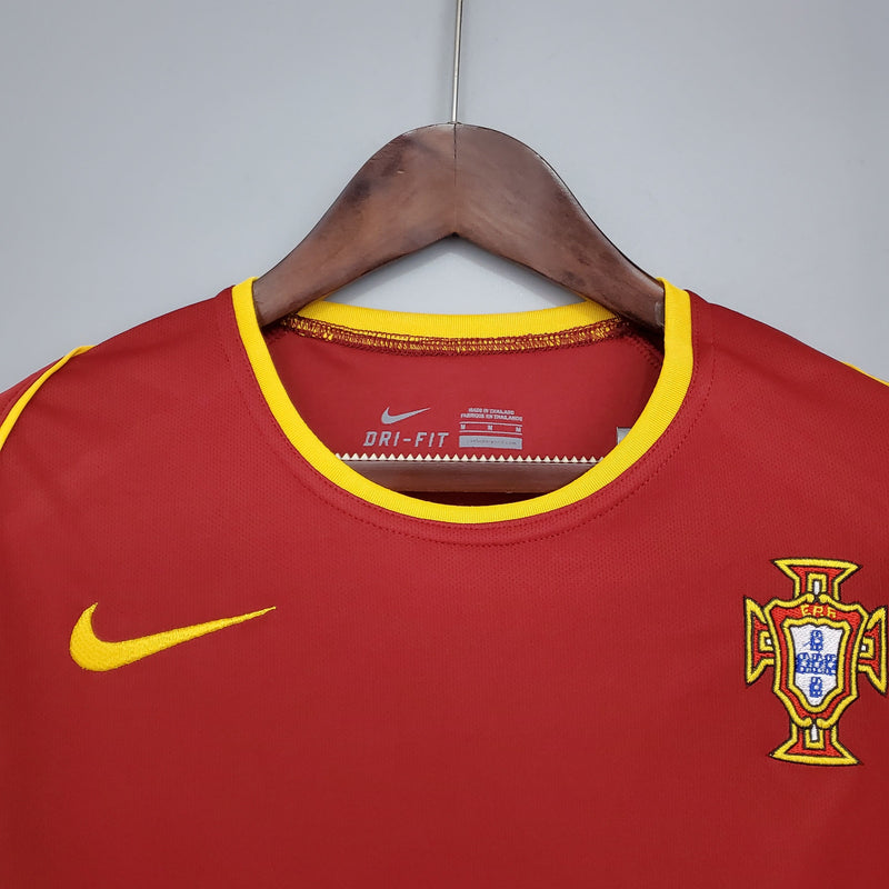 Camisa Portugal Home (1) 2002 Nike Retrô Masculina