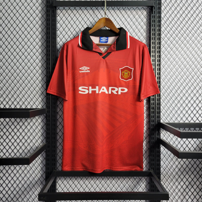 Camisa Manchester United Home (1) 1994/96 Umbro Retrô Masculina