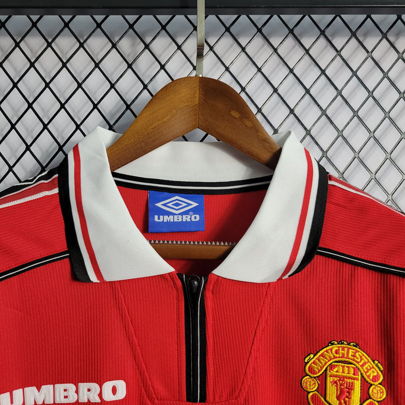 Camisa Manchester United Home (1) 1998/99 Umbro Retrô Masculina