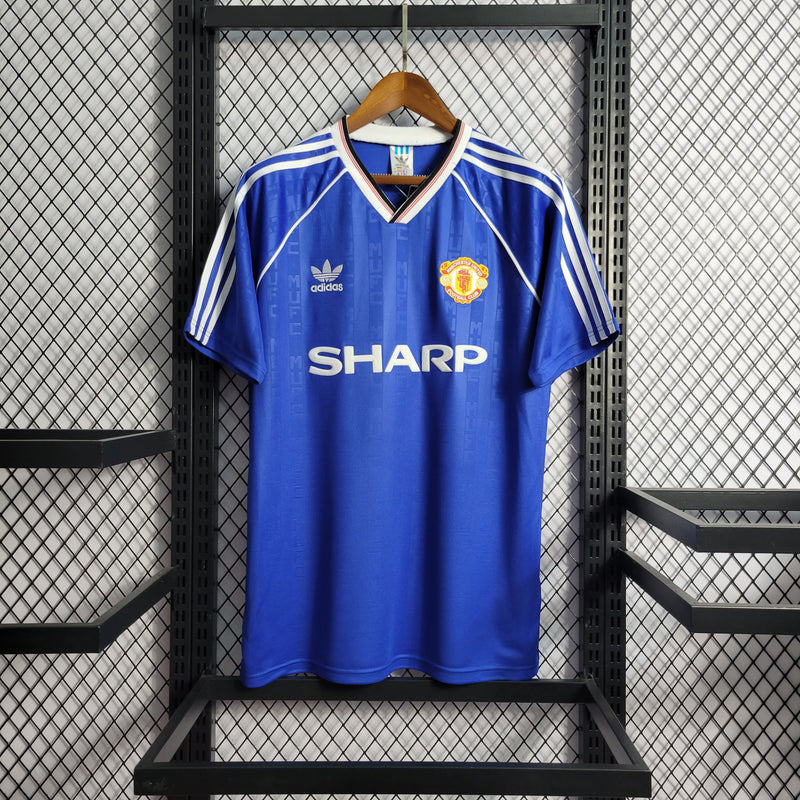 Camisa Manchester United Away (2) 1988 Adidas Retrô Masculina