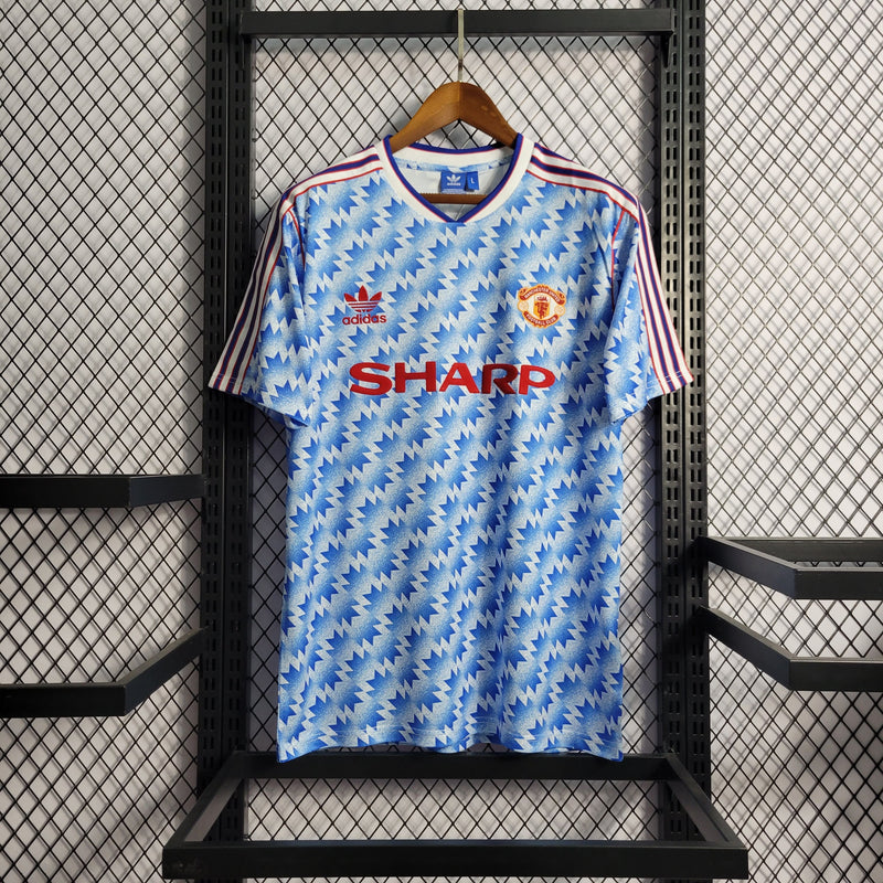 Camisa Manchester United Away (2) 1990/92 Adidas Retrô Masculina