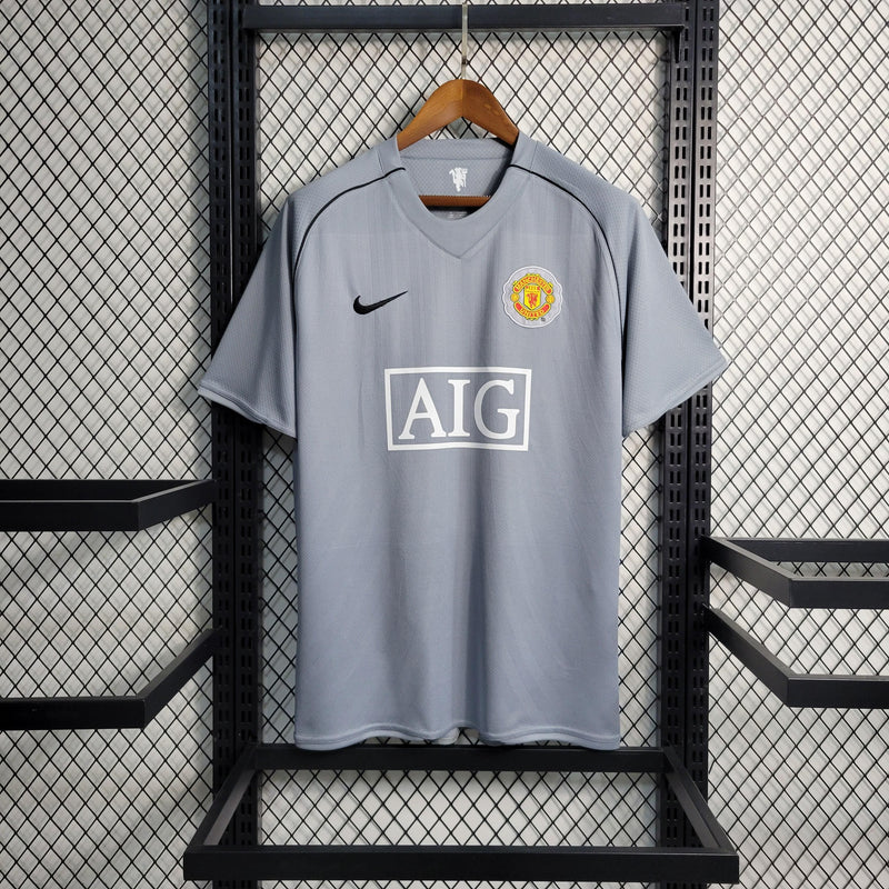 Camisa Manchester United Goleiro 2007/08 Nike Retrô Masculina