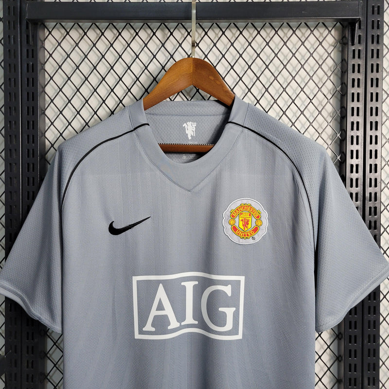 Camisa Manchester United Goleiro 2007/08 Nike Retrô Masculina