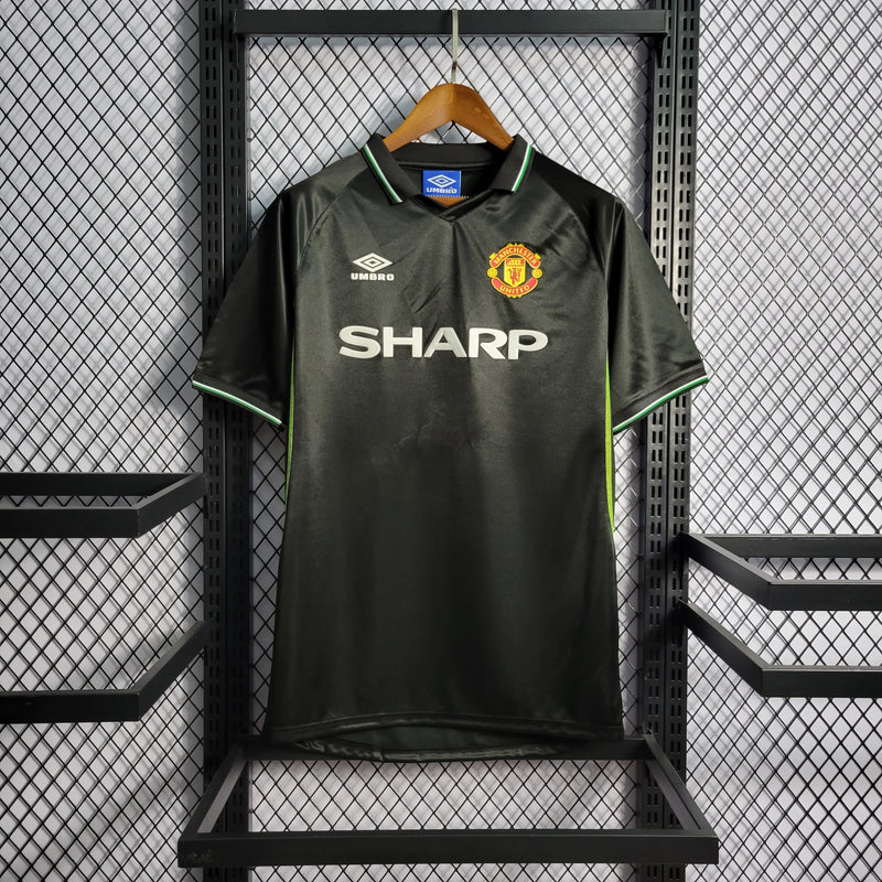 Camisa Manchester United Third (3) 1998/99 Umbro Retrô Masculina