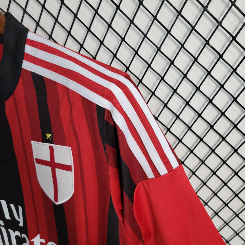 Camisa Milan Home (1) 2014/15 Adidas Retrô Masculina