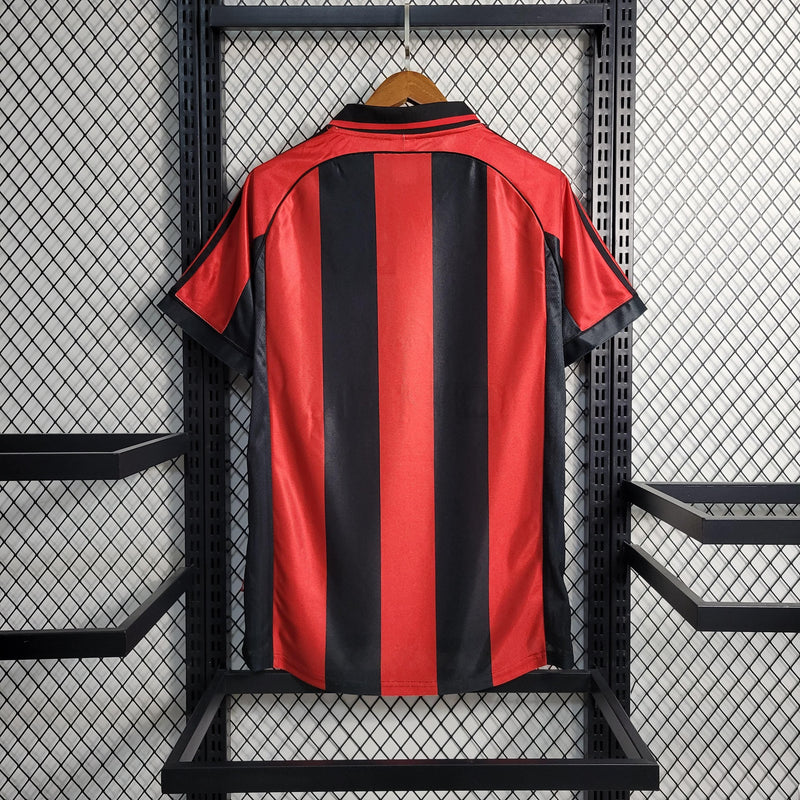 Camisa Milan Home (1) 1998/99 Adidas Retrô Masculina